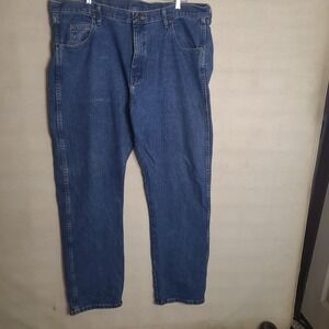 Wrangler Rugged Wear Mens Jeans 40x34 Blue Denim Pants